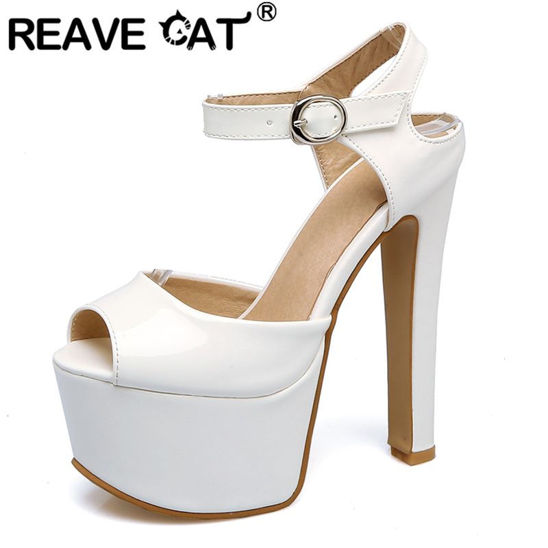 Women'S Shoes Plus Size - REAVE CAT Fashion Women Sandals Peep