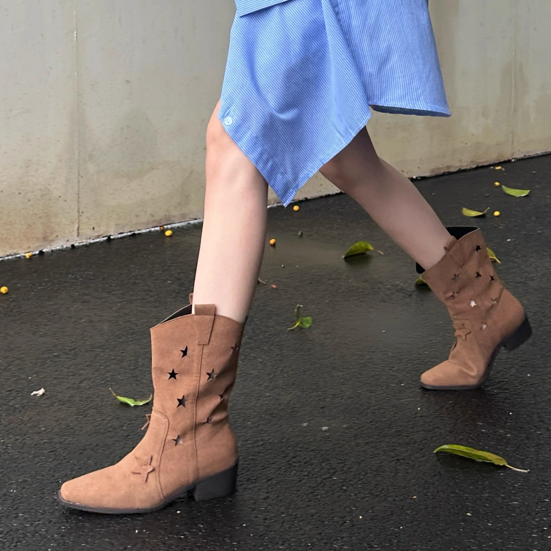 Women'S Shoes Vegan - Women's Summer Retro Round Toe Chunky
