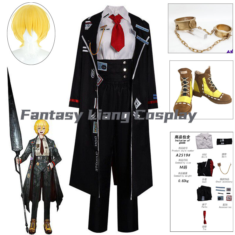 Women Shoes Japan - Game Limbus Company Don Quixote Cosplay