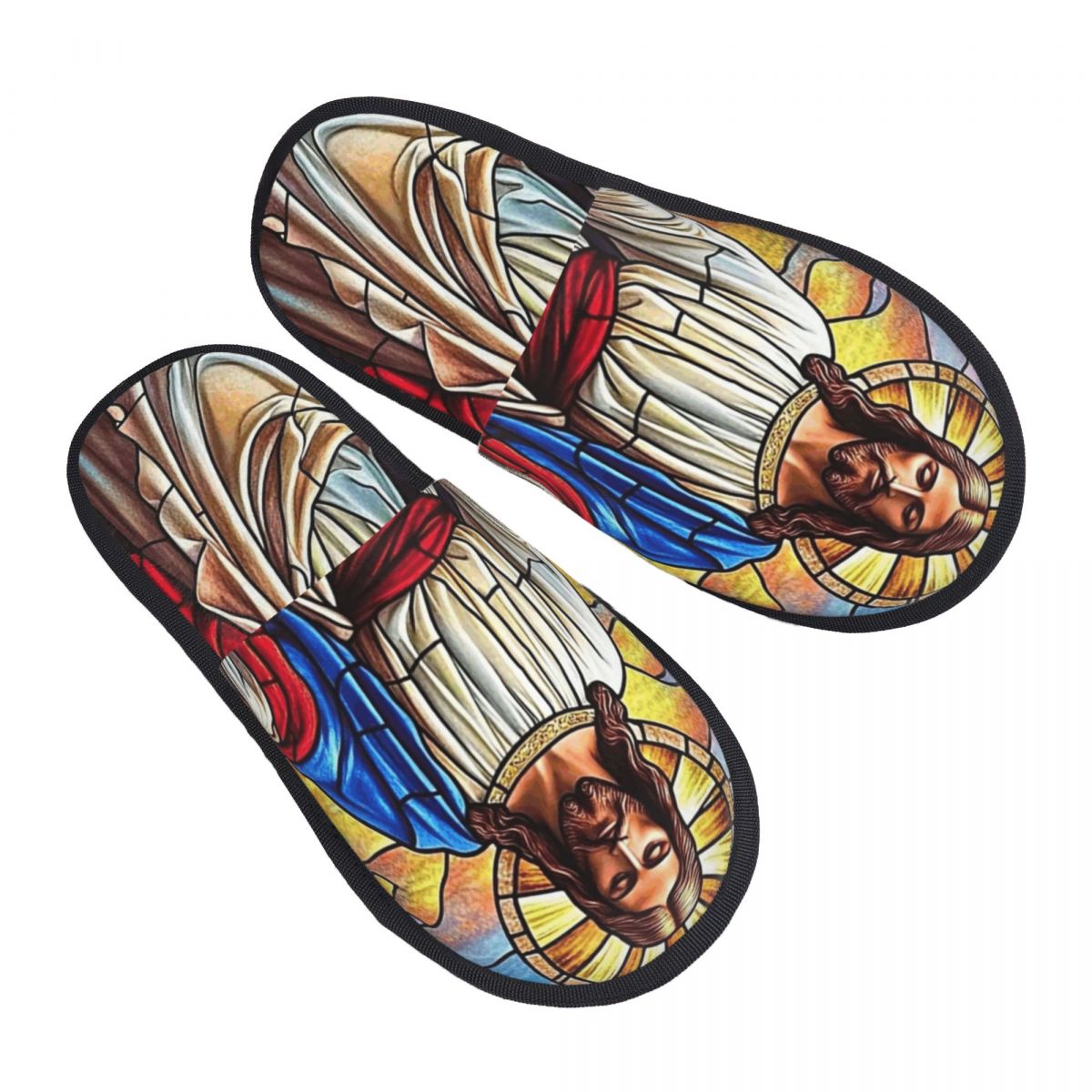 Fluffy Fur Slipper - The Savior Jesus Christ House Slippers
