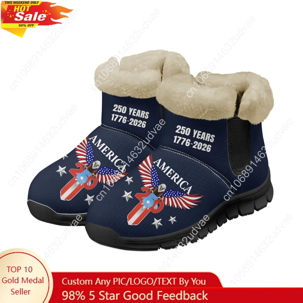 Women Shoes Sneakers - America 250th Anniversary 1776-2026 Plush Shoes
