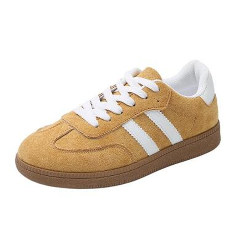 Women Shoes Sneakers - New Retro Round Head Soft Leather