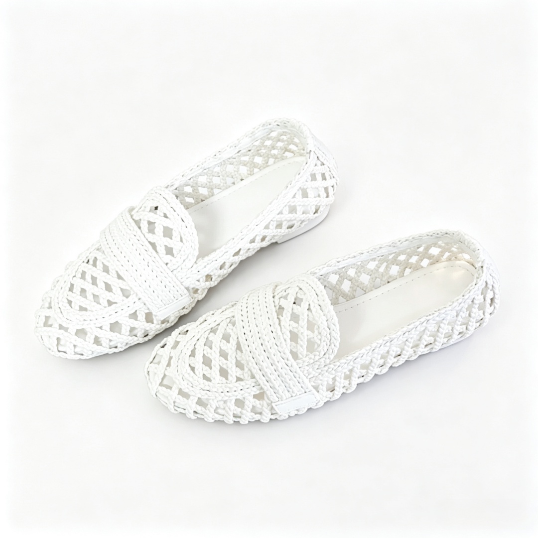 Women Shoes Luxury Brand - Luxury Brand Women's Slip-ons Hand-woven Shoes