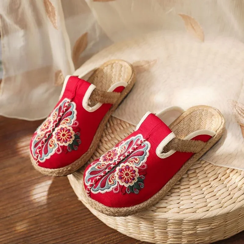 2025 Women Casual Linen Handma - Women'S Shoes Vegan 评论和价格