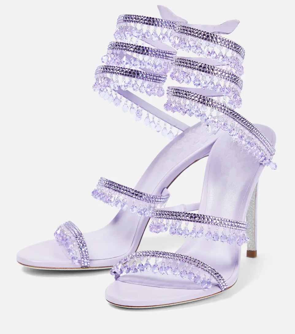 Sexy Green Crystal Fringe Stil - Women'S Shoes Peep Toe 评论和价格