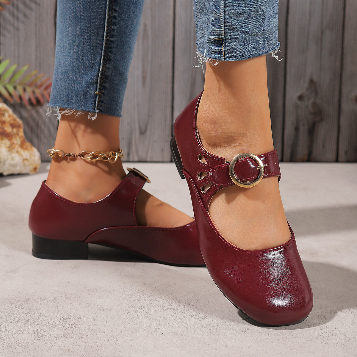 Women's Fashion New Buckle Des - Women'S Shoes Plus Size 评论和价格