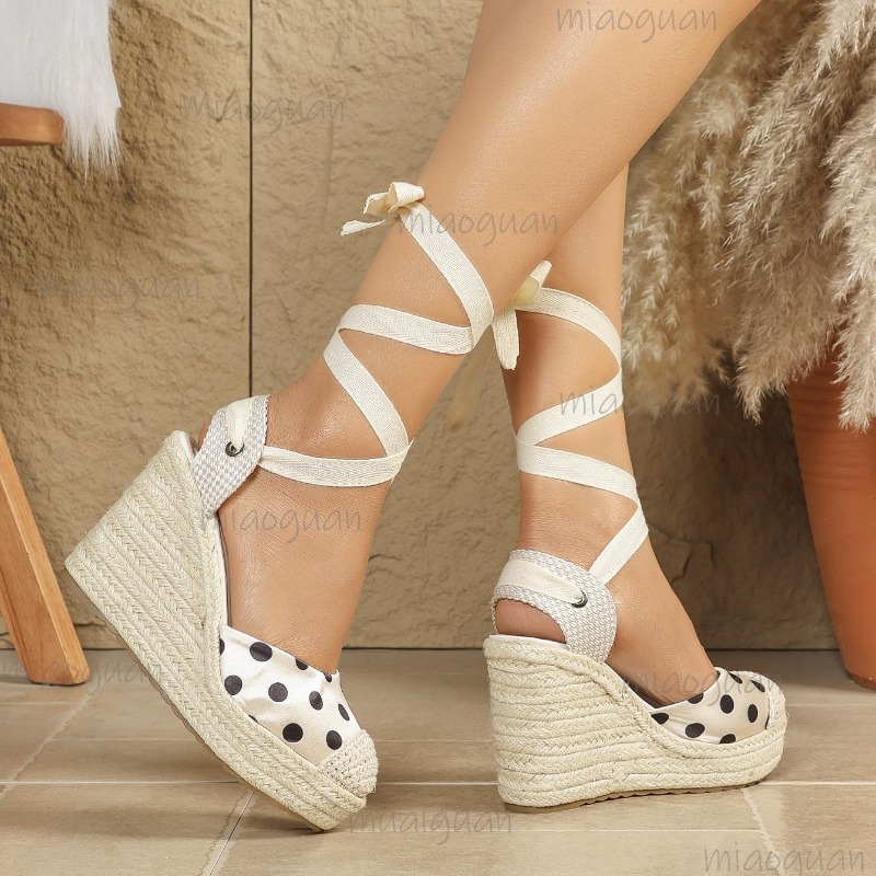 2026 New Spring Summer Women's - Ribbon Tie Heel 评论和价格