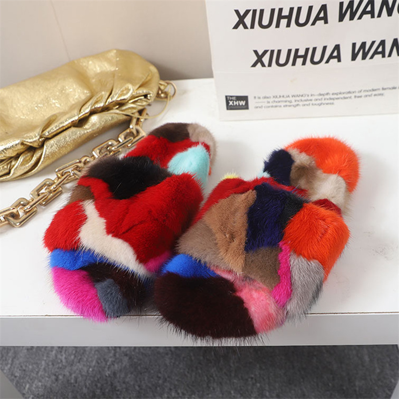 Women's Fluffy Slippers Winter - Fluffy Fur Slipper 评论和价格