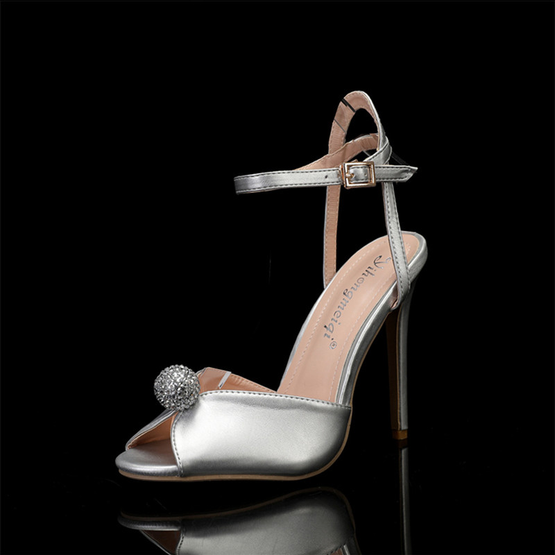 new Luxury Pearls Rhinestones  - Women'S Shoes Peep Toe 评论和价格