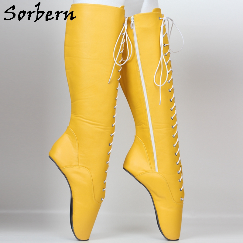 Sorbern Heelless Knee High Boo - Women'S Shoes Vegan 评论和价格