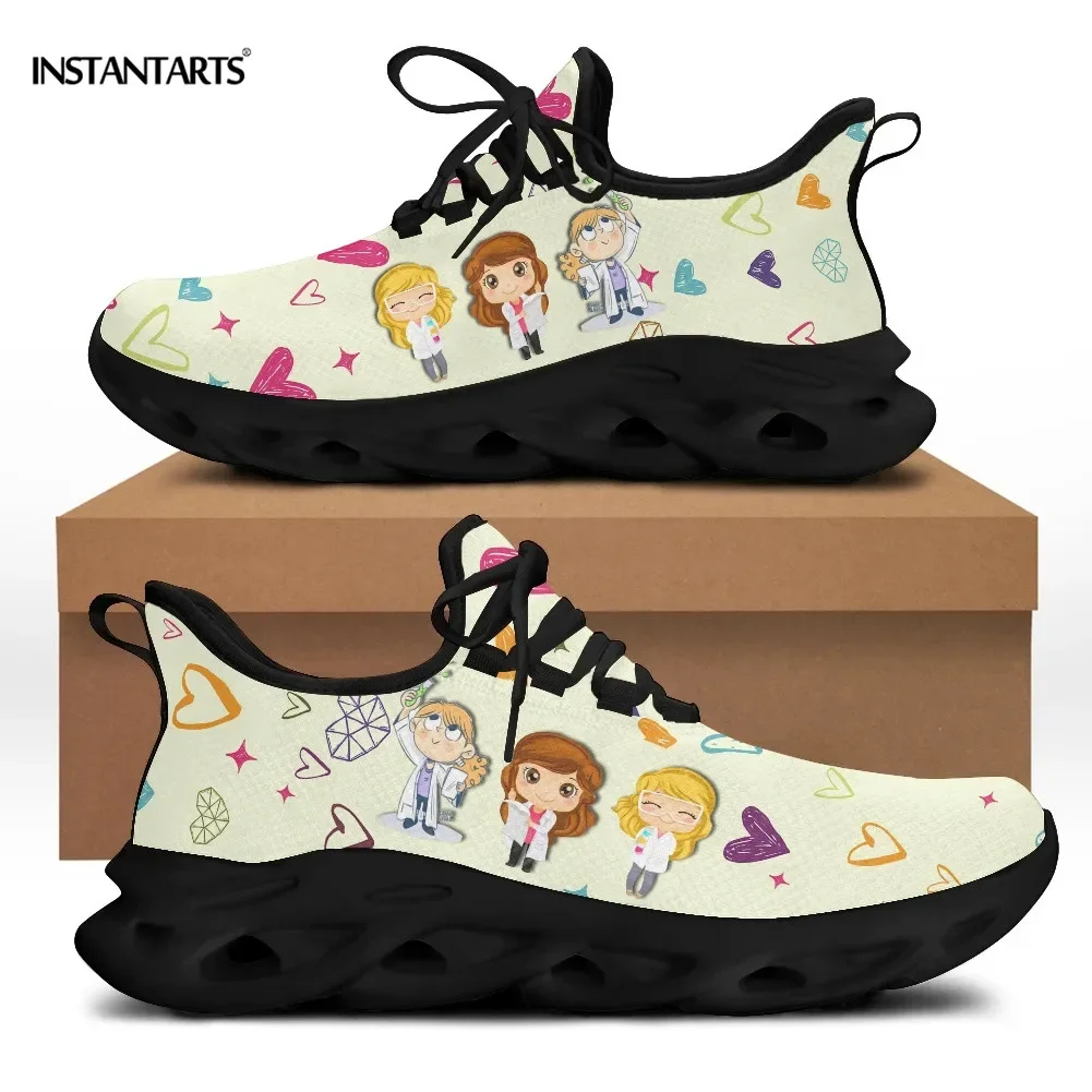 Cute Cartoon Doctor Nurse Shoe - Women Shoes Sneakers 评论和价格