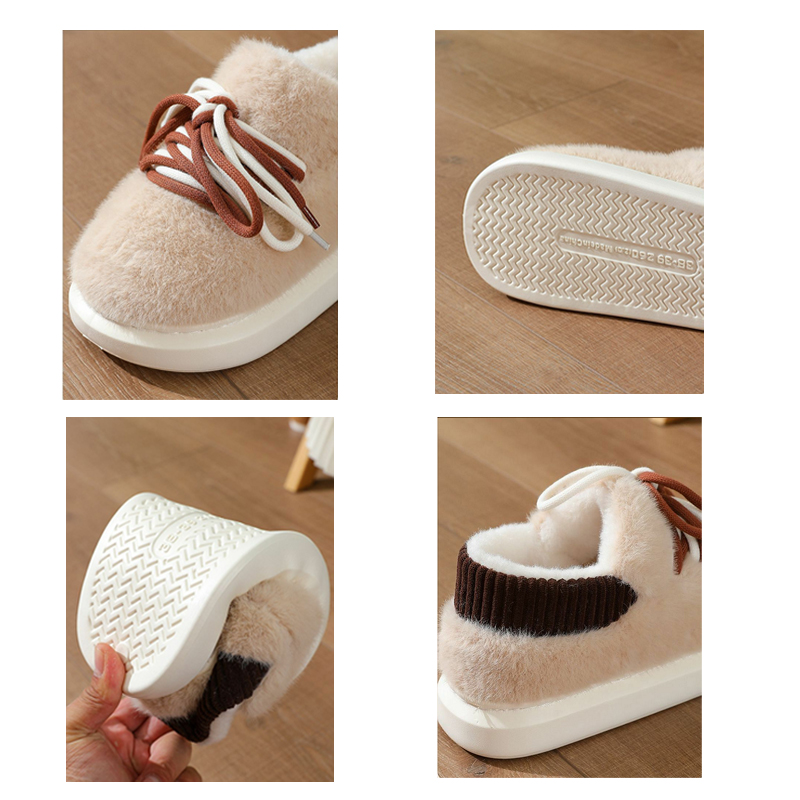 New Stereoscopic Full Wrap Sli - Fluffy Fur Slipper 评论和价格