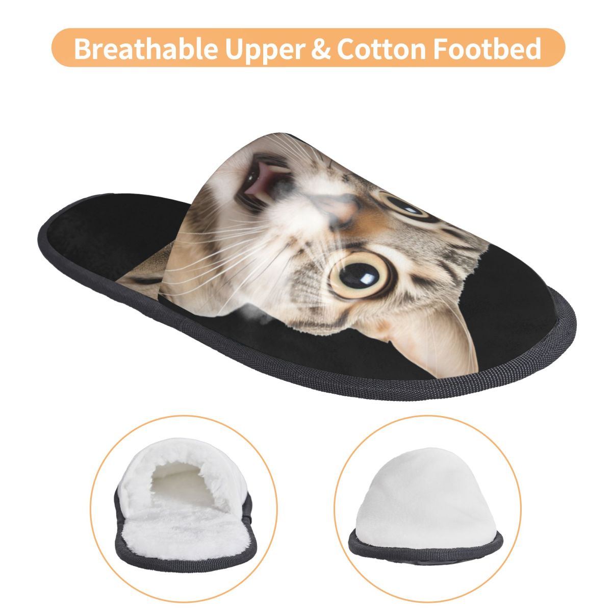 Cute Cat House Slippers Cozy W - Fluffy Fur Slipper 评论和价格