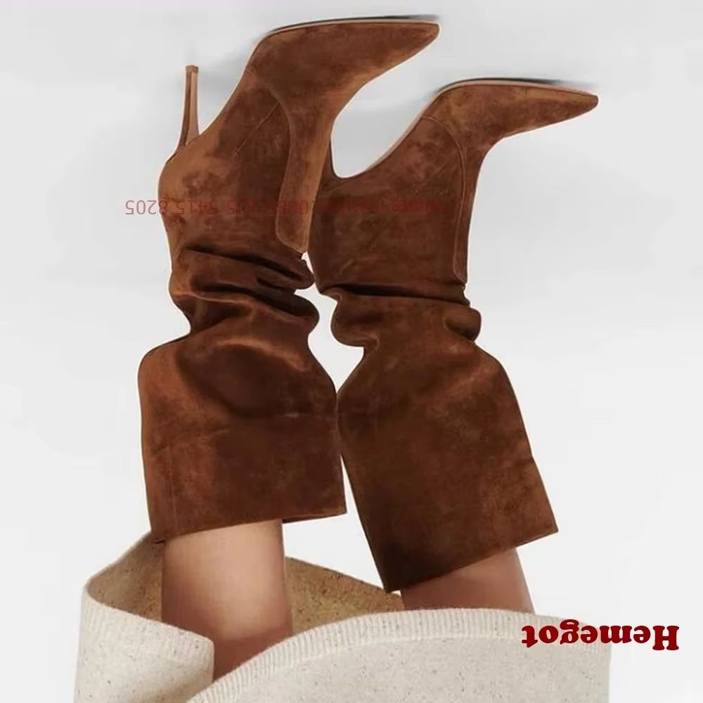 Brown Pointy Toe Slip On Women - Women'S Shoes Vegan 评论和价格