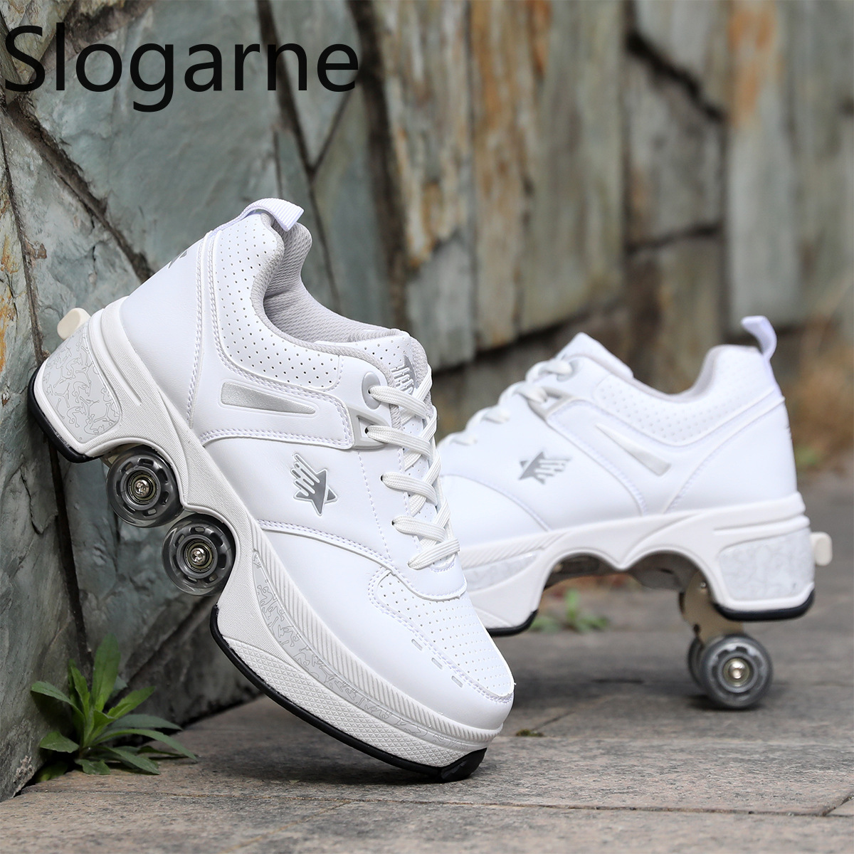 Women 4 Wheels Deformation Rol - Women Shoes Sneakers 评论和价格