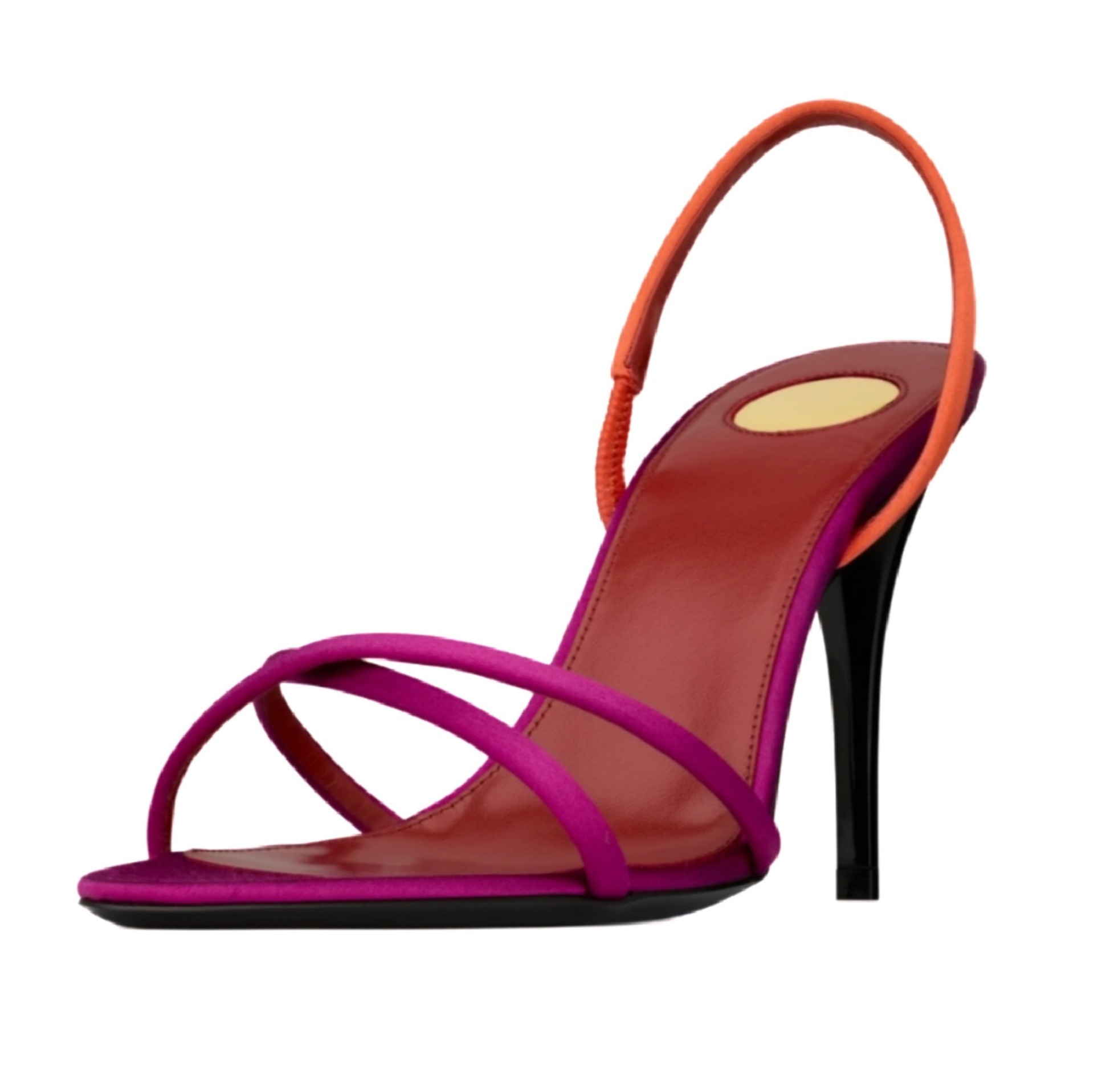 Women's Color Block Satin Cris - Square Toe Mule 评论和价格