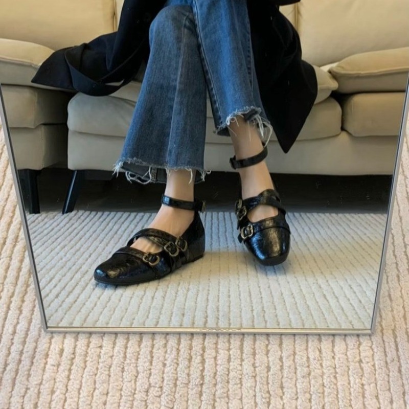 2025 New Square Toe Heightened - Mary Jane Shoes 评论和价格