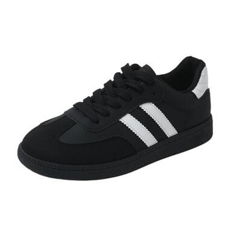 New Retro Round Head Soft Leat - Women Shoes Sneakers 评论和价格