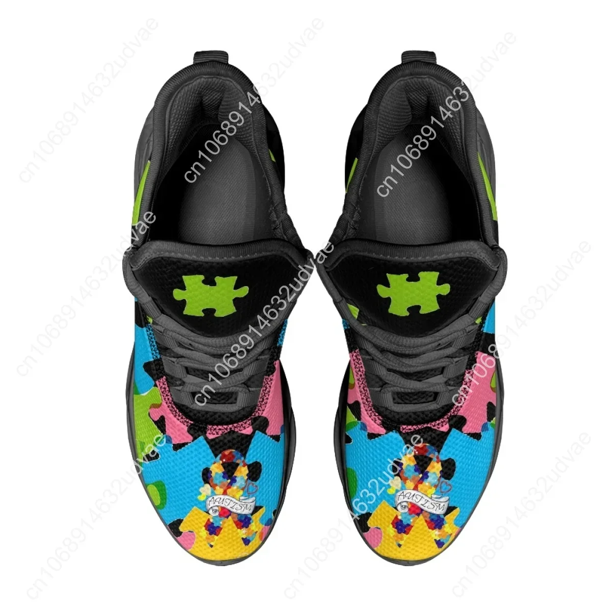 Autism Awareness Sports Runnin - Women Shoes Sneakers 评论和价格