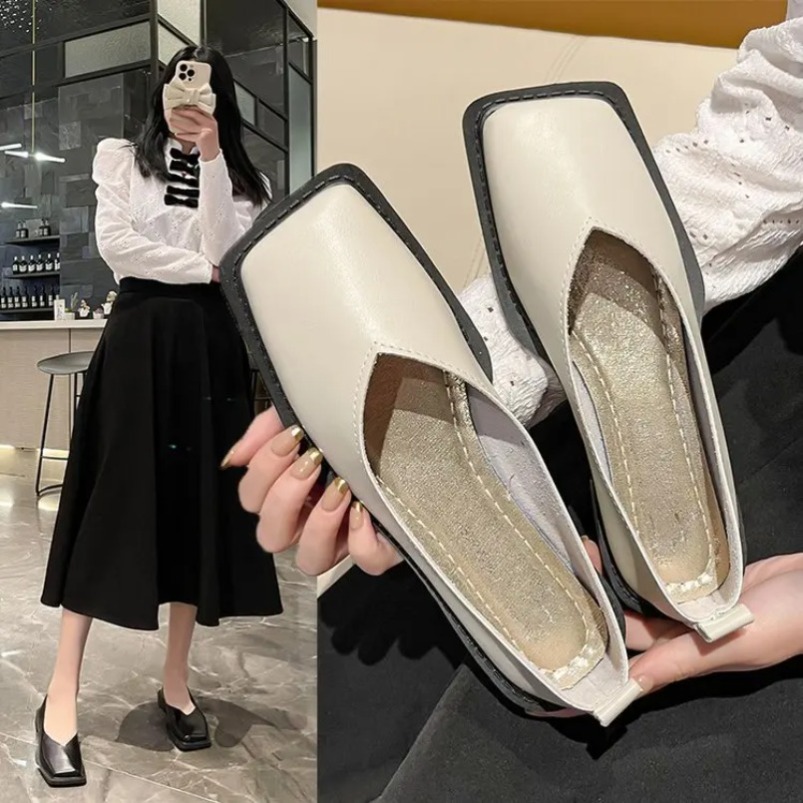 Roman Women Low Heel Pumps Lad - Women Shoes Sneakers 评论和价格