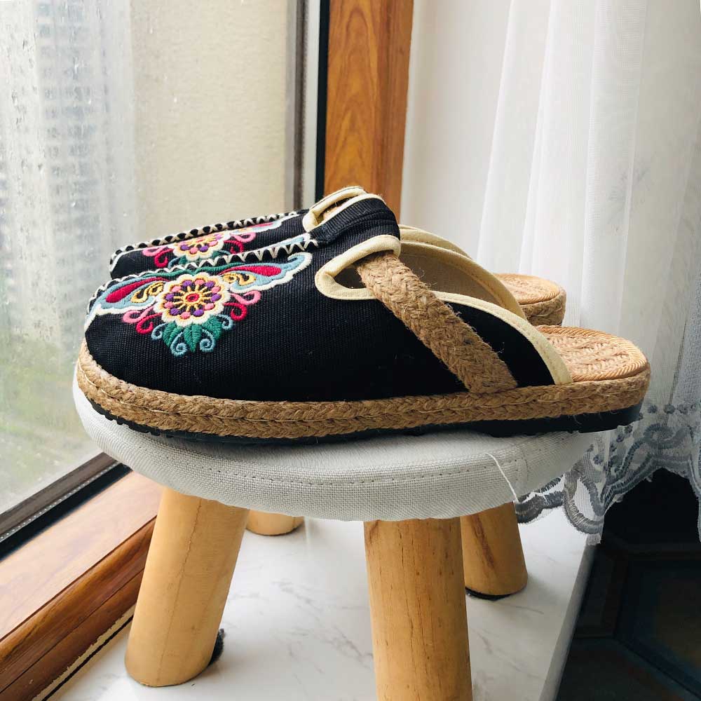 New Women Casual Linen Handmad - Women'S Shoes Vegan 评论和价格