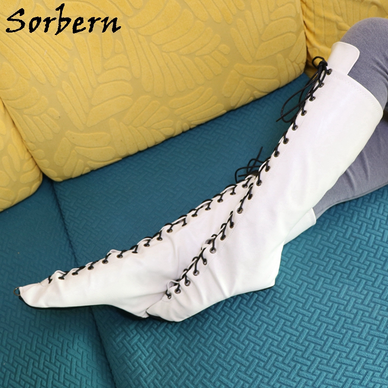Sorbern White Ballet Heelless  - Women'S Shoes Vegan 评论和价格