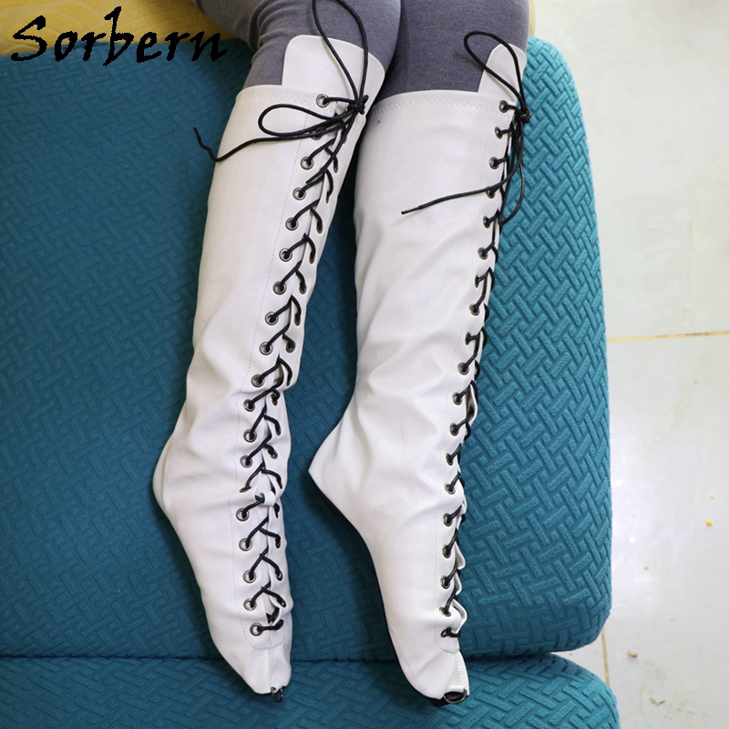 Sorbern White Ballet Heelless  - Women'S Shoes Vegan 评论和价格
