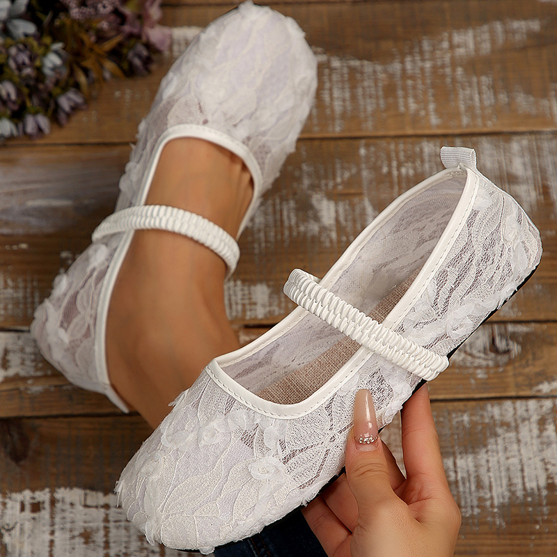 Woman Shoes Breathable Mesh Fl - Mary Jane Shoes 评论和价格