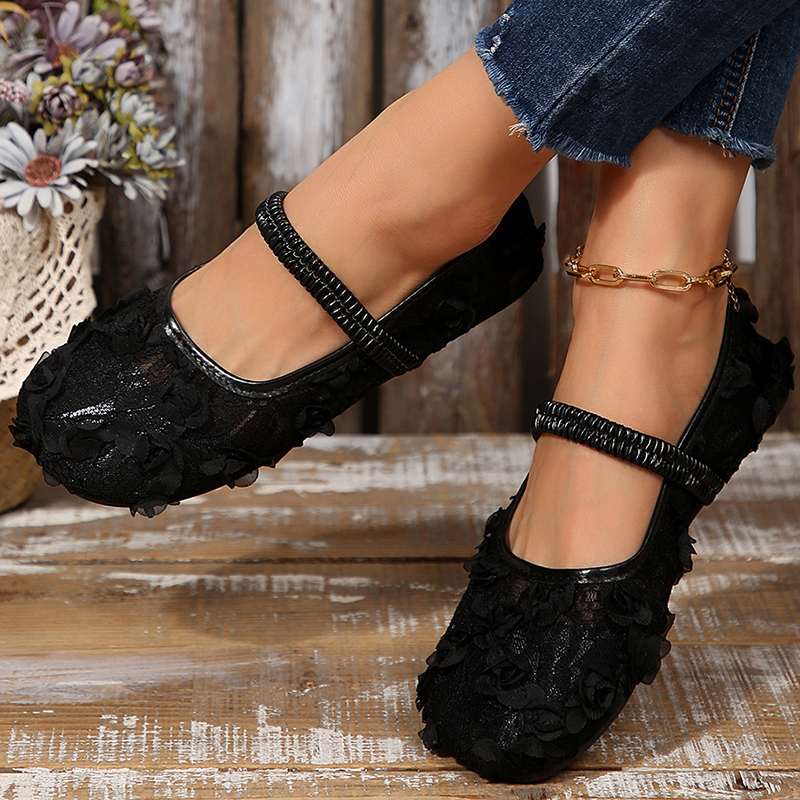 Woman Shoes Breathable Mesh Fl - Mary Jane Shoes 评论和价格