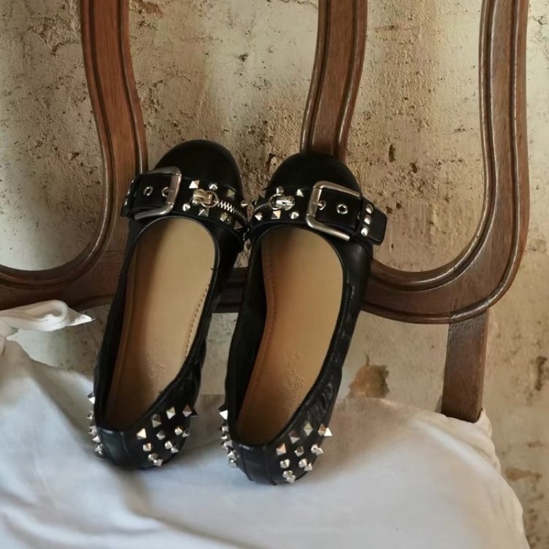 Bolt Round-head Single Shoe Wo - Mary Jane Shoes 评论和价格
