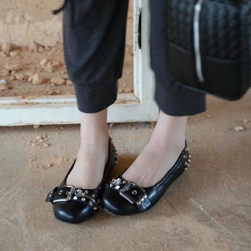 Bolt Round-head Single Shoe Wo - Mary Jane Shoes 评论和价格