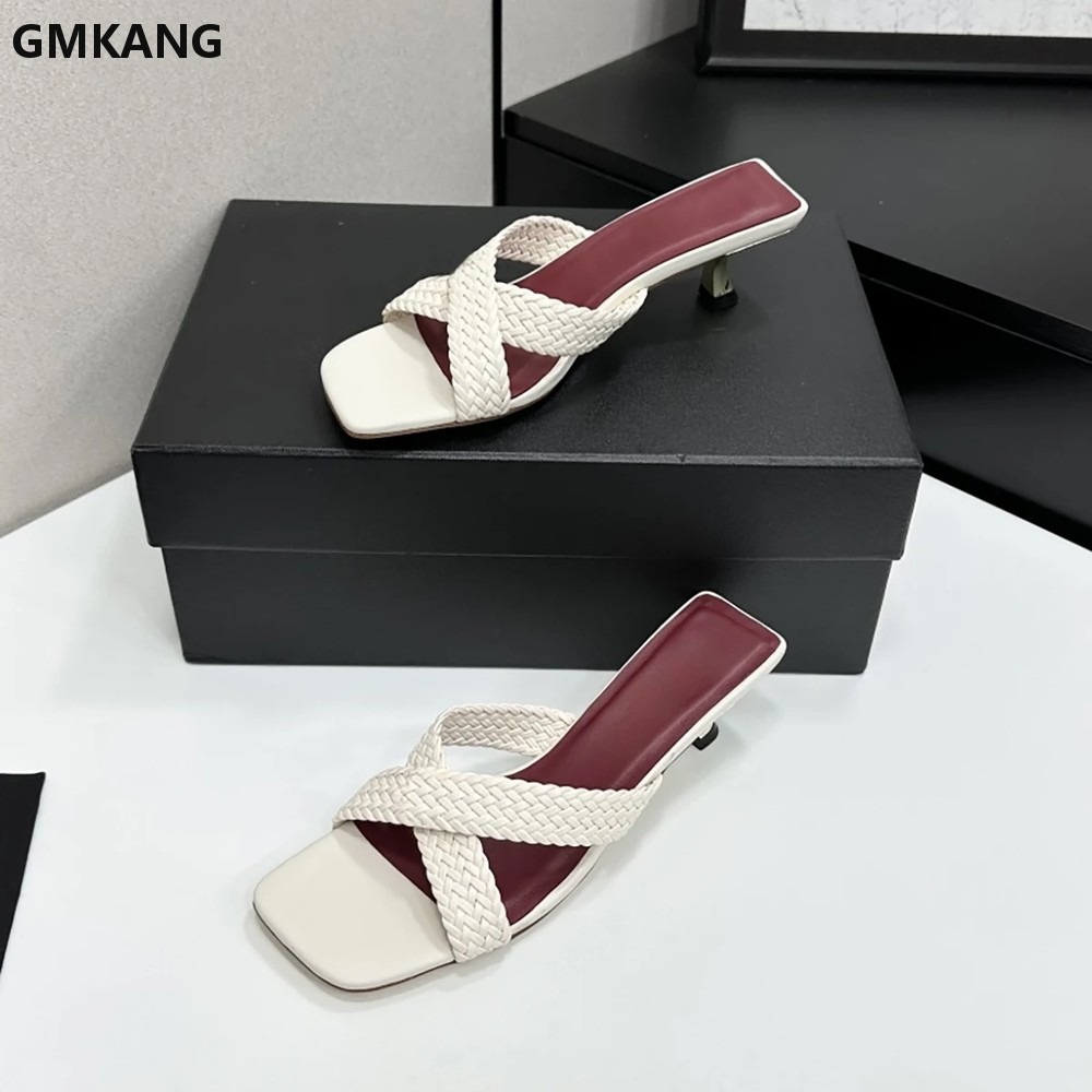 Pointed Toe Kitten Heel Slippe - Women'S Shoes Kitten Heels 评论和价格