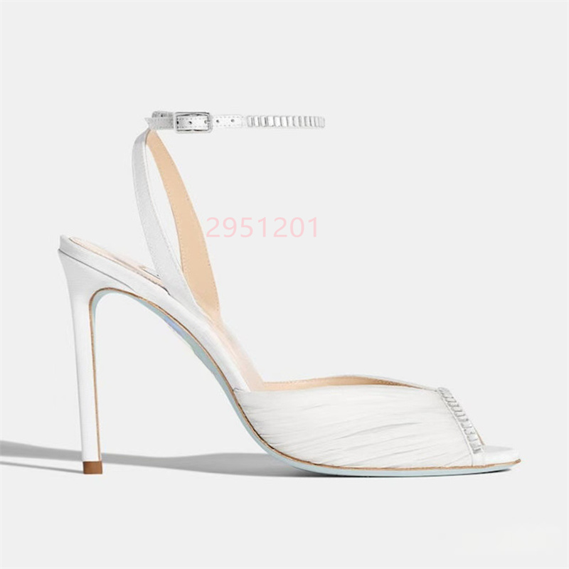 Crystal V Pointed Toe Women Wh - Women'S Shoes Peep Toe 评论和价格