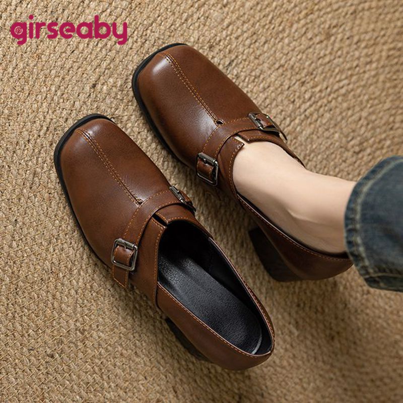 Girseaby Vintage Women Pumps S - Women'S Shoes Plus Size 评论和价格